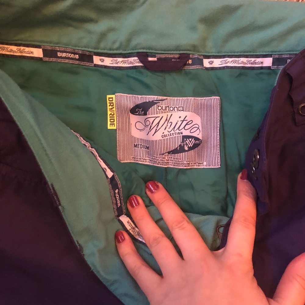 Burton snow pants.